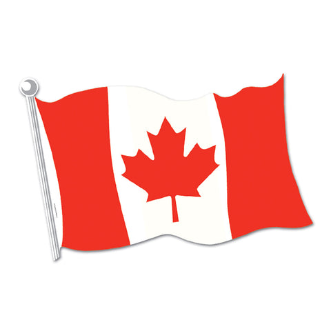 Canadian Flag Cutout, Size 18"