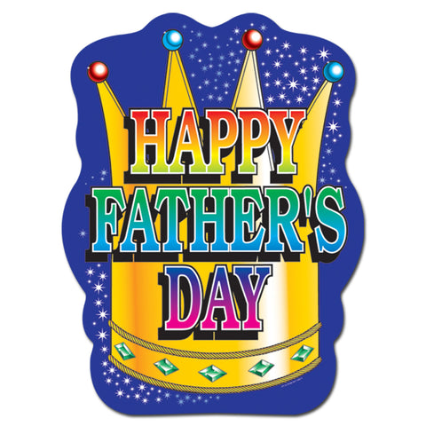 Happy Father's Day Sign, Size 17" x 12"