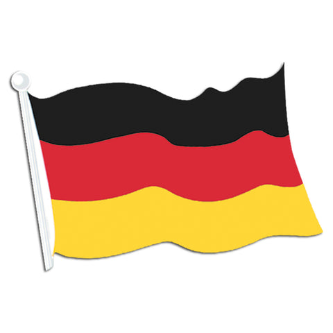 German Flag Cutout, Size 18"
