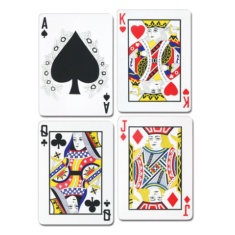 Playing Card Recortes, Size 25"