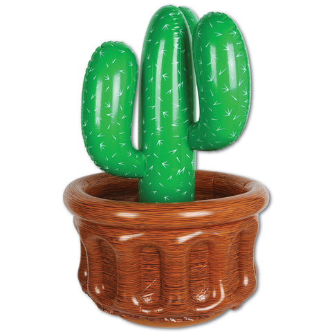 Inflatable Cactus Cooler, Size 18"W x 26"H