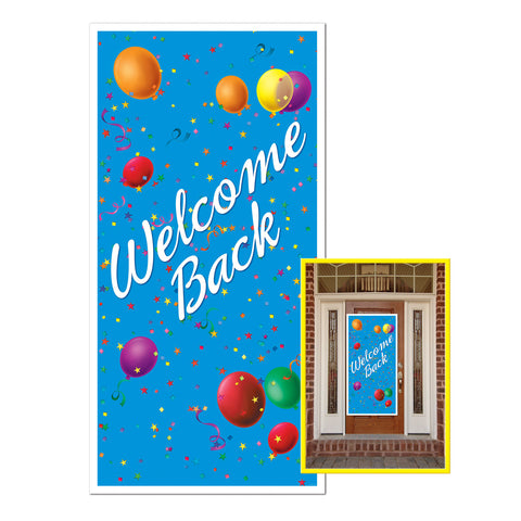 Welcome Back Door Cover, Size 30" x 5'