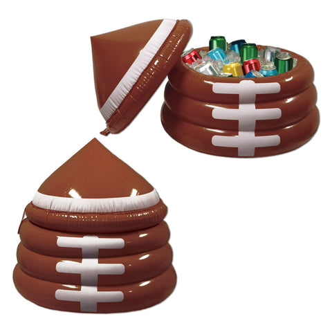 Inflatable Football Cooler, Size 26"W x 23"H