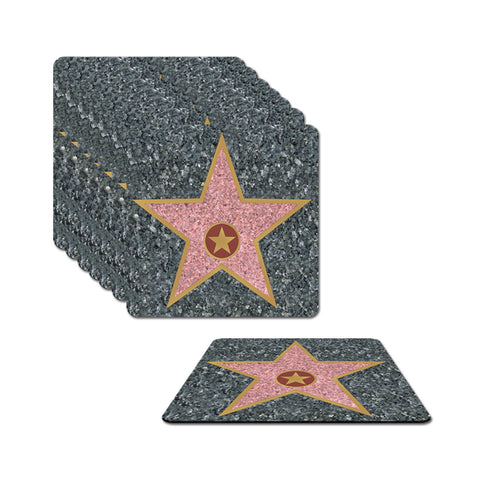  Star  Coasters, Size 3½"