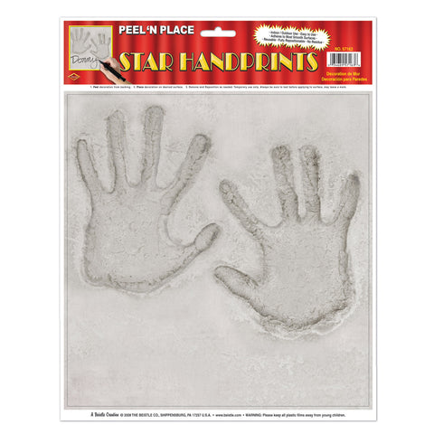 Star Handprints Peel 'N Place, Size 12" x 15" Sh