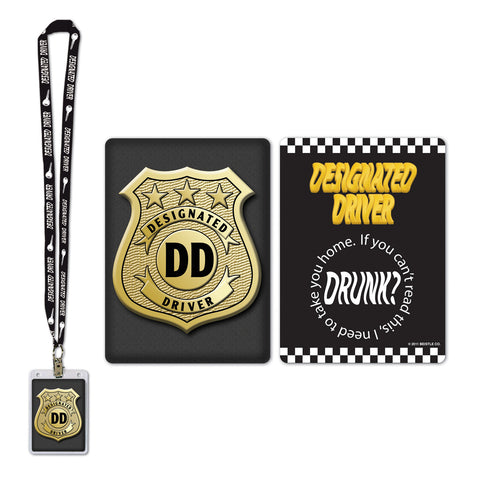 Designated Driver Party Pass, Size 25"