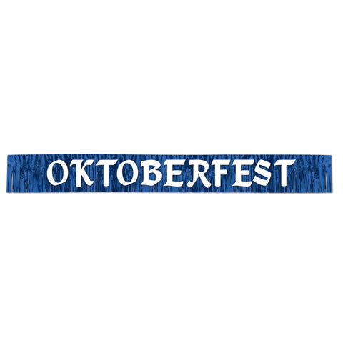 Metallic Oktoberfest Banner, Size 10" x 7' 6"