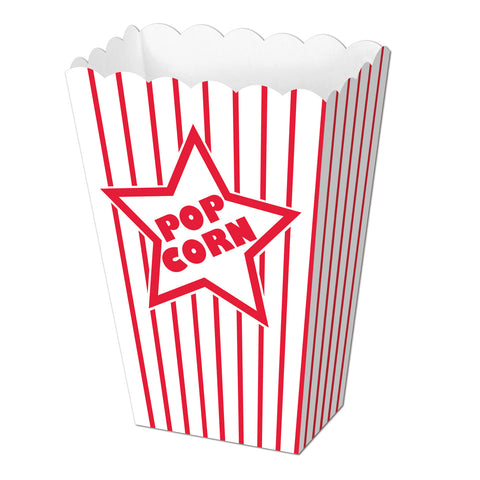 Paper Popcorn Boxes, Size 2" x 3¾" x 5¼"
