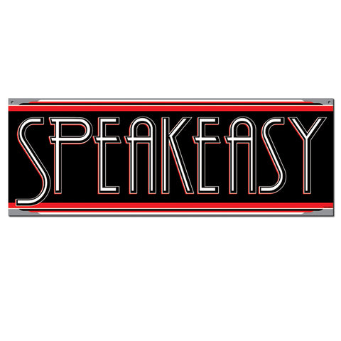 Speakeasy Sign, Size 8" x 22"