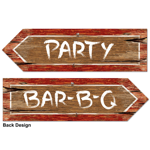 Redneck Party Sign, Size 6" x 20"
