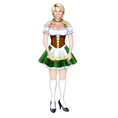 Jointed Oktoberfest Fraulein, Size 3' 2"