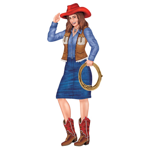 Jointed Cowgirl, Size 3'