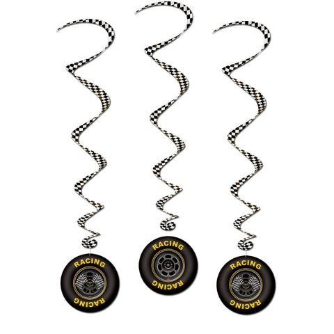 Racing Tire Whirls, Size 3' 4"