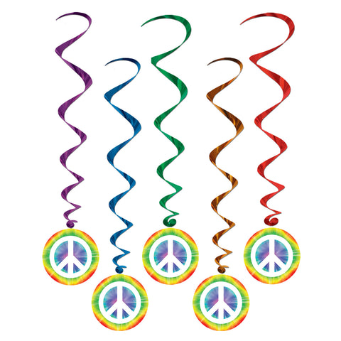 Peace Sign Whirls, Size 3' 2"