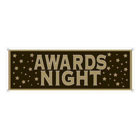 Awards Night Sign Banner, Size 5' x 21"