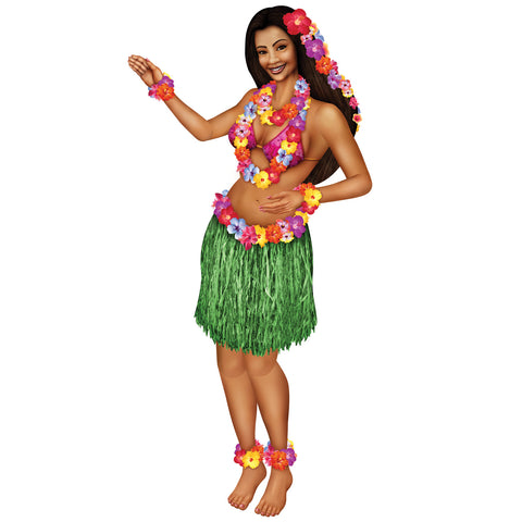 Jointed Hula Girl, Size 5'