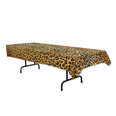 Leopard Print Tablecover, Size 54" x 108"