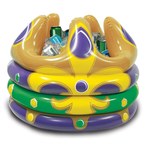 Inflatable Crown Cooler, Size 24" W x 18" H