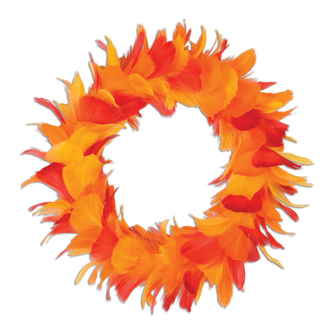 Feather Wreath, Size 12"