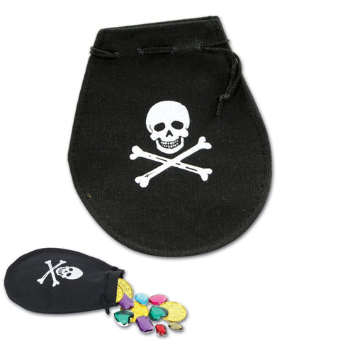 Pirate Loot Pouch, Size 6" x 4"