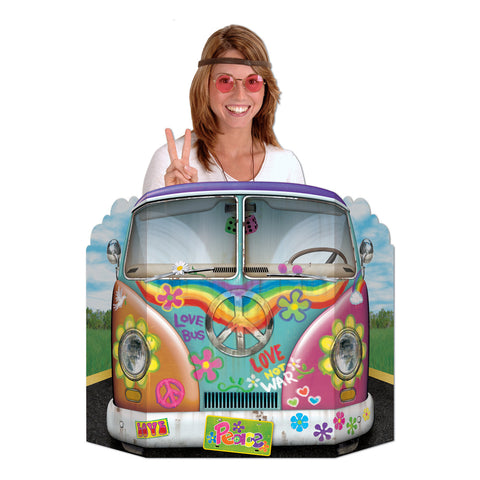 Hippie Bus Photo Prop, Size 3' 1" x 25"
