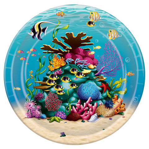 Under The Sea Plates, Size 9"
