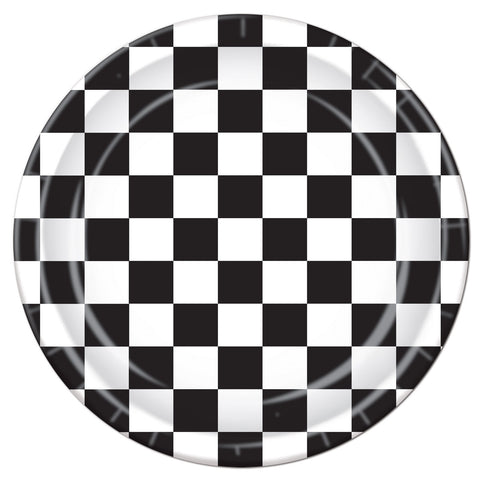 Checkered Plates, Size 9"
