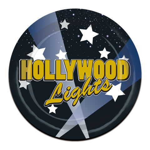 Hollywood Lights Plates, Size 7"