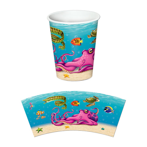 Under The Sea Beverage Cups, Size 9 Oz