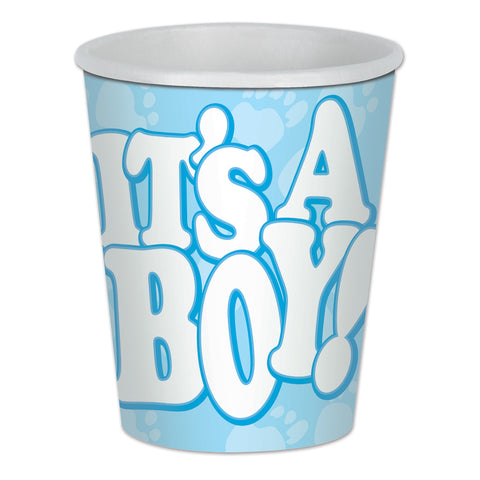 It's A Boy! Beverage Cups, Size 9 Oz