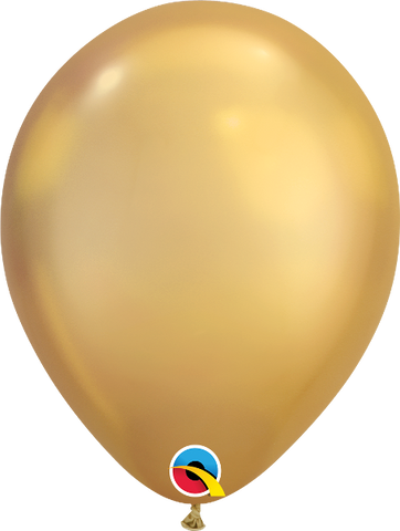 Globos de 11" Chrome Latex Oro (Gold) pk. 100 un.