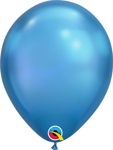 Globos de 11" Chrome Azul (Blue) Pak. 100 un.