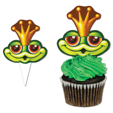 Frog Cupcake Picks, Size 4"