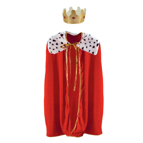 Child King/Queen Robe w/Crown, Size 33"