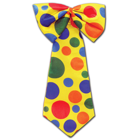 Clown Tie, Size 11½" x 21"