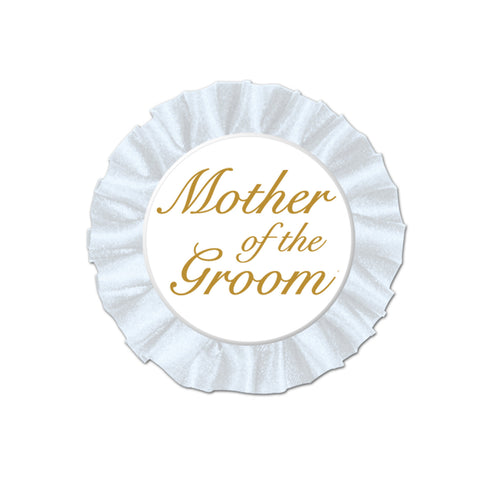 Mother Of The Groom Satin Button, Size 3½"
