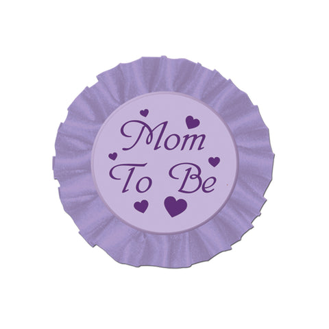 Mom To Be Satin Button, Size 3½"