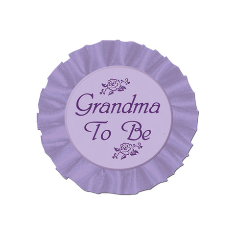 Grandma To Be Satin Button, Size 3½"