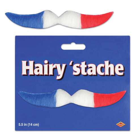Hairy 'stache, Size 5½"