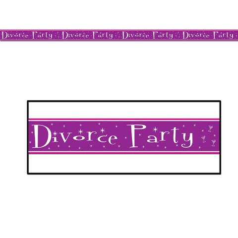 Divorce Party Party Tape, Size 3" x 20'
