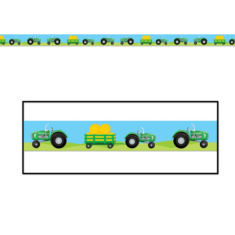 Tractor Party Tape, Size 3" x 20'