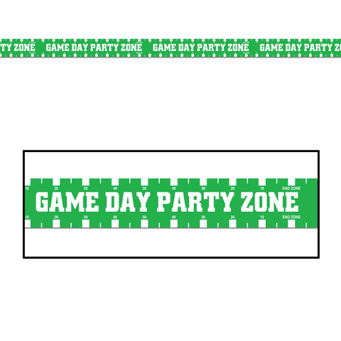 Game Day Party Zone Party Tape, Size 3" x 20'