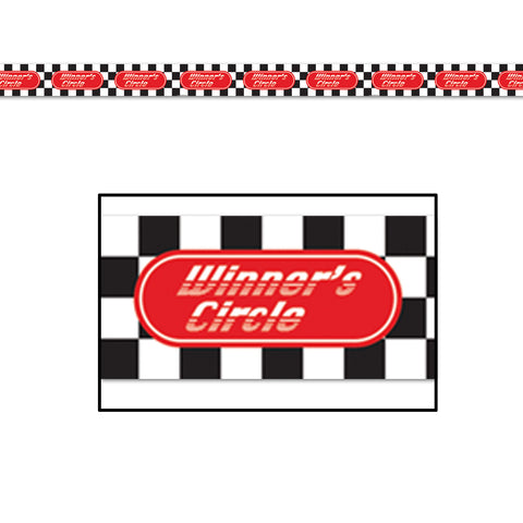 Winners Circle Party Tape, Size 3" x 20'