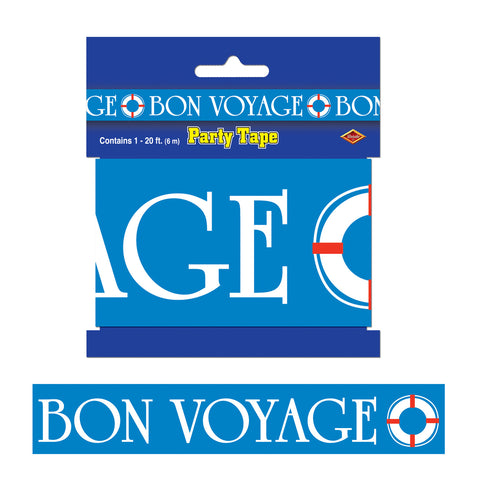 Bon Voyage Party Tape, Size 3" x 20'