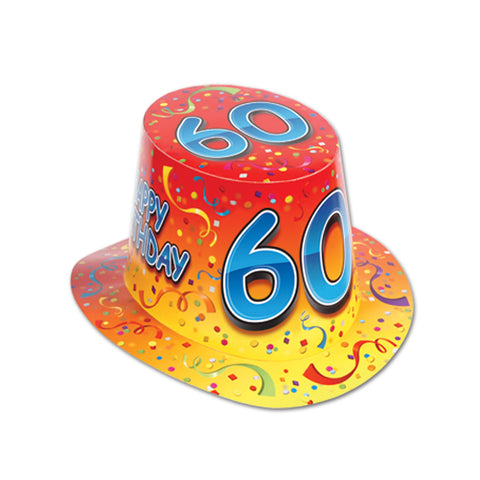 Happy  60  Birthday Hi-Hat