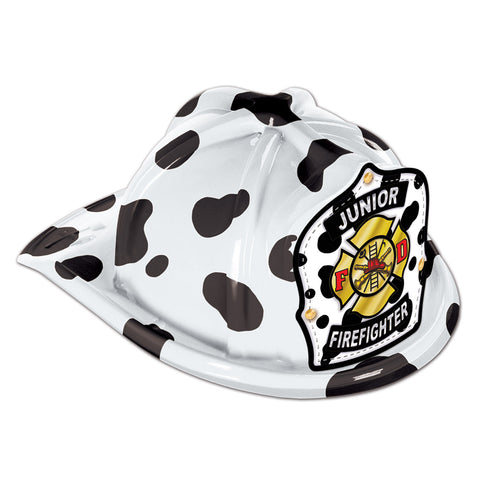 Dalmatian Plastic Jr Firefighter Hat