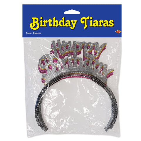 Pkgd Happy Birthday Coronas, Tiaras