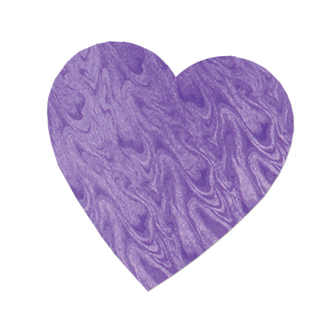 Embossed Foil Heart Cutout, Size 4"
