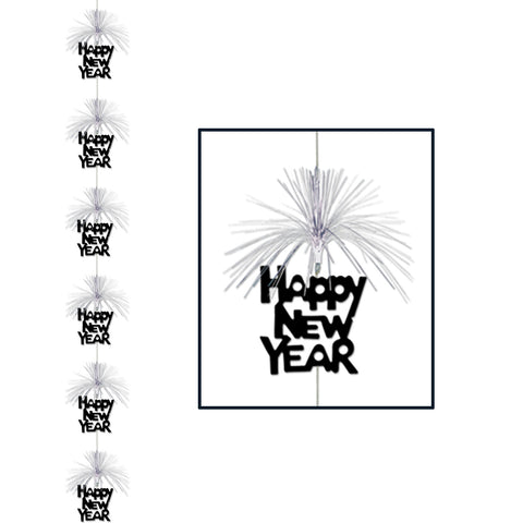 Happy New Year Firework Stringer, Size 7'