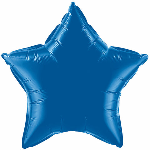 20" Estrella, Azul Marino, Mylar Solido